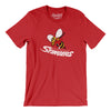 Syracuse Stingers Lacrosse Men/Unisex T-Shirt-Red-Allegiant Goods Co. Vintage Sports Apparel