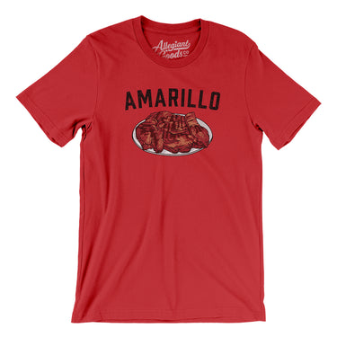 Amarillo Steak Men/Unisex T-Shirt-Allegiant Goods Co. Vintage Sports Apparel