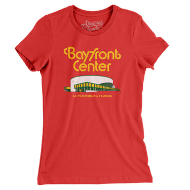 St. Petersburg Bayfront Center Women's T-Shirt-Allegiant Goods Co. Vintage Sports Apparel