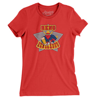 Reno Renegades Hockey Women's T-Shirt-Allegiant Goods Co. Vintage Sports Apparel