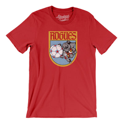 Memphis Rogues Soccer Men/Unisex T-Shirt-Red-Allegiant Goods Co. Vintage Sports Apparel