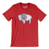 Wyoming State Flag Men/Unisex T-Shirt-Allegiant Goods Co. Vintage Sports Apparel
