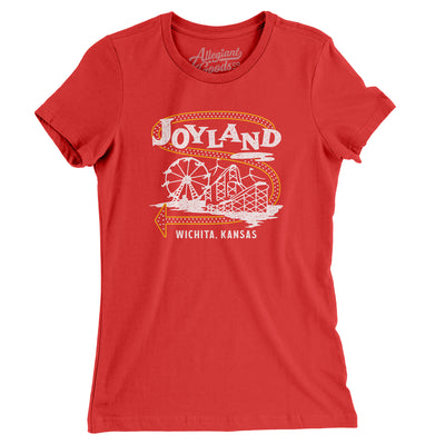 Joyland Amusement Park Women's T-Shirt-Red-Allegiant Goods Co. Vintage Sports Apparel