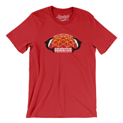 Florida Aquatarium Men/Unisex T-Shirt-Red-Allegiant Goods Co. Vintage Sports Apparel