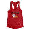 Buffalo Chicken Wings Women's Racerback Tank-Red-Allegiant Goods Co. Vintage Sports Apparel