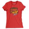 Cincinnati Stuff Basketball Women's T-Shirt-Red-Allegiant Goods Co. Vintage Sports Apparel
