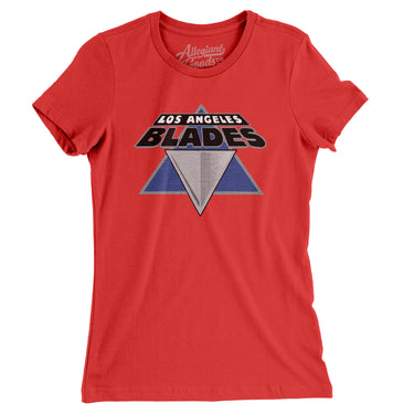 Los Angeles Blades Roller Hockey Women's T-Shirt-Allegiant Goods Co. Vintage Sports Apparel