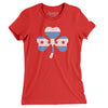 Chi-rish Shamrock Women's T-Shirt-Red-Allegiant Goods Co. Vintage Sports Apparel