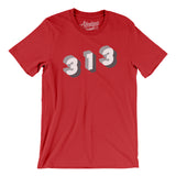 Detroit 313 Area Code Men/Unisex T-Shirt-Allegiant Goods Co. Vintage Sports Apparel