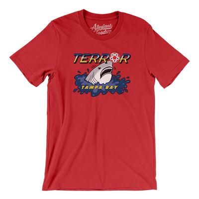 Tampa Terror Soccer Men/Unisex T-Shirt-Red-Allegiant Goods Co. Vintage Sports Apparel