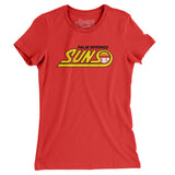Palm Springs Suns Baseball Women's T-Shirt-Allegiant Goods Co. Vintage Sports Apparel