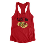 Austin Tacos Women's Racerback Tank-Allegiant Goods Co. Vintage Sports Apparel
