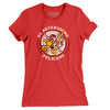 St. Petersburg Pelicans Baseball Women's T-Shirt-Red-Allegiant Goods Co. Vintage Sports Apparel