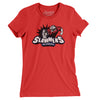 Alabama Slammers Hockey Women's T-Shirt-Red-Allegiant Goods Co. Vintage Sports Apparel