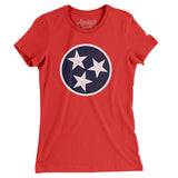Tennessee State Flag Women's T-Shirt-Allegiant Goods Co. Vintage Sports Apparel