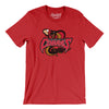 Charlotte Cobras Lacrosse Men/Unisex T-Shirt-Red-Allegiant Goods Co. Vintage Sports Apparel