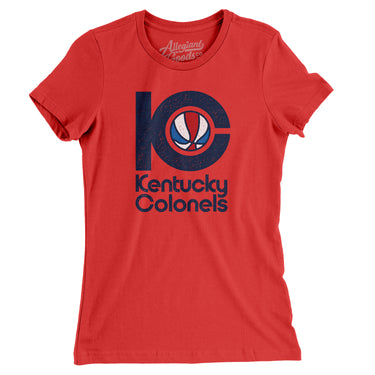 Kentucky Colonels Basketball Women's T-Shirt-Allegiant Goods Co. Vintage Sports Apparel