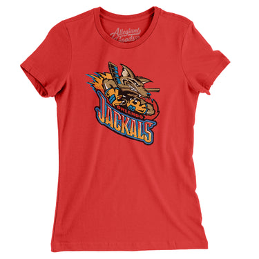 Orlando Jackals Roller Hockey Women's T-Shirt-Allegiant Goods Co. Vintage Sports Apparel