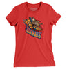 Orlando Jackals Roller Hockey Women's T-Shirt-Red-Allegiant Goods Co. Vintage Sports Apparel