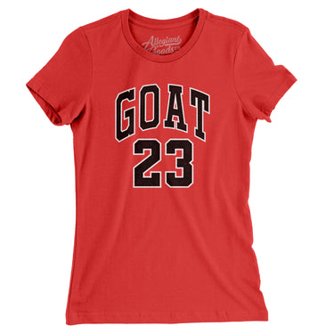 GOAT #23 Women's T-Shirt-Allegiant Goods Co. Vintage Sports Apparel