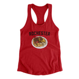 Rochester Garbage Plate Women's Racerback Tank-Allegiant Goods Co. Vintage Sports Apparel