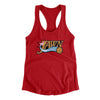 Basketball Jawn Women's Racerback Tank-Red-Allegiant Goods Co. Vintage Sports Apparel