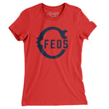 Chicago Feds Baseball Women's T-Shirt-Allegiant Goods Co. Vintage Sports Apparel