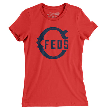 Chicago Feds Baseball Women's T-Shirt-Allegiant Goods Co. Vintage Sports Apparel