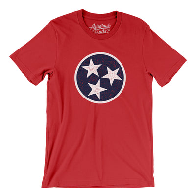 Tennessee State Flag Men/Unisex T-Shirt-Red-Allegiant Goods Co. Vintage Sports Apparel