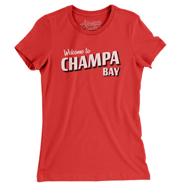 Champa Bay Women's T-Shirt-Allegiant Goods Co. Vintage Sports Apparel