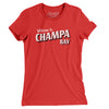 Champa Bay Women's T-Shirt-Red-Allegiant Goods Co. Vintage Sports Apparel