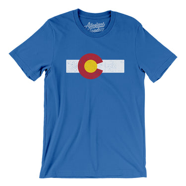Colorado State Flag Men/Unisex T-Shirt-Allegiant Goods Co. Vintage Sports Apparel