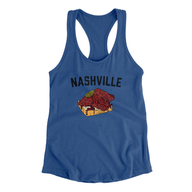 Nashville Hot Chicken Women's Racerback Tank-Allegiant Goods Co. Vintage Sports Apparel