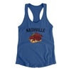 Nashville Hot Chicken Women's Racerback Tank-Royal-Allegiant Goods Co. Vintage Sports Apparel