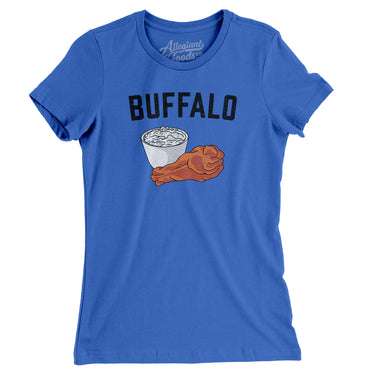 Buffalo Chicken Wings Women's T-Shirt-Allegiant Goods Co. Vintage Sports Apparel