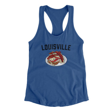 Louisville Hot Brown Women's Racerback Tank-Allegiant Goods Co. Vintage Sports Apparel