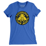 Pittsburgh Yellow Jacket Hockey Women's T-Shirt-Allegiant Goods Co. Vintage Sports Apparel