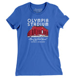 Detroit Olympia Stadium Women's T-Shirt-Allegiant Goods Co. Vintage Sports Apparel
