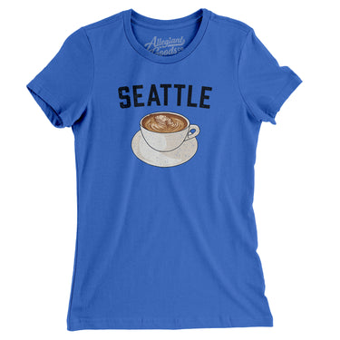 Seattle Coffee Women's T-Shirt-Allegiant Goods Co. Vintage Sports Apparel