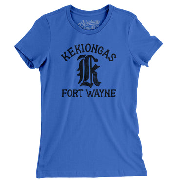 Fort Wayne Kekiongas Baseball Women's T-Shirt-Allegiant Goods Co. Vintage Sports Apparel