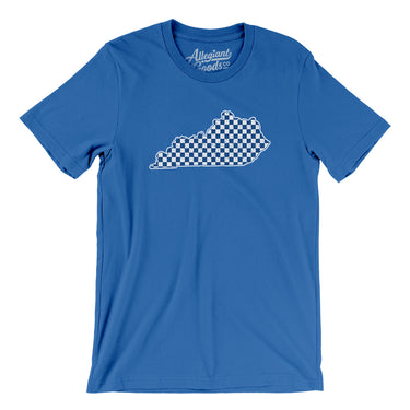 Kentucky Checkerboard Men/Unisex T-Shirt-Allegiant Goods Co. Vintage Sports Apparel