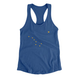 Alaska State Flag Women's Racerback Tank-Allegiant Goods Co. Vintage Sports Apparel
