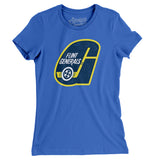 Flint Generals Hockey Women's T-Shirt-Allegiant Goods Co. Vintage Sports Apparel