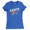 New York Saints Women's T-Shirt-True Royal-Allegiant Goods Co. Vintage Sports Apparel