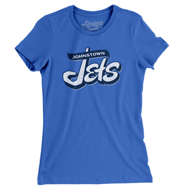 Johnstown Jets Hockey Women's T-Shirt-Allegiant Goods Co. Vintage Sports Apparel