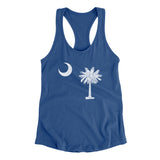 South Carolina State Flag Women's Racerback Tank-Allegiant Goods Co. Vintage Sports Apparel