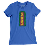 Ivy Outfield Wall Women's T-Shirt-True Royal-Allegiant Goods Co. Vintage Sports Apparel