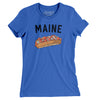 Maine Lobster Roll Women's T-Shirt-True Royal-Allegiant Goods Co. Vintage Sports Apparel