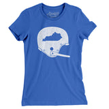 Kentucky Vintage Football Helmet Women's T-Shirt-Allegiant Goods Co. Vintage Sports Apparel