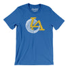 LA Ram Horn Men/Unisex T-Shirt-True Royal-Allegiant Goods Co. Vintage Sports Apparel